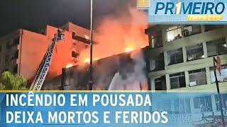 Incêndio em pousada de Porto Alegre deixa pelo menos 10 pessoas mortas | Primeiro Impacto (26/04/24)