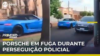Motorista em Porsche é preso após perseguição policial | #PrimeiroImpacto Motorista em Porsche é preso após perseguição policial | #PrimeiroImpacto