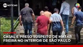 Casal é preso suspeito de matar freira a tesouradas e roubar R$ 50 mil | #SBTNotícias Casal é preso suspeito de matar freira a tesouradas e roubar R$ 50 mil | #SBTNotícias
