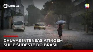 Inmet emite alerta vermelho de tempestades para estados brasileiros | #SBTNotícias Inmet emite alerta vermelho de tempestades para estados brasileiros | #SBTNotícias