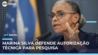 Marina Silva diz que autorização para pesquisa na Foz do Amazonas foi técnica | #SBTBrasil Marina Silva diz que autorização para pesquisa na Foz do Amazonas foi técnica | #SBTBrasil