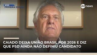 EXCLUSIVO: Caiado deixa União Brasil e disputa, dentro do PSD, o Planalto | #NewsPrimeiraEdição EXCLUSIVO: Caiado deixa União Brasil e disputa, dentro do PSD, o Planalto | #NewsPrimeiraEdição