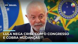 Lula nega crise com o Congresso e crítica emendas parlamentares: “grave erro histórico” Lula nega crise com o Congresso e crítica emendas parlamentares: “grave erro histórico”