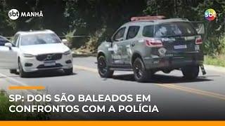 Dois confrontos com a polícia deixam um morto e um ferido na Grande SP | #SBTManhã Dois confrontos com a polícia deixam um morto e um ferido na Grande SP | #SBTManhã