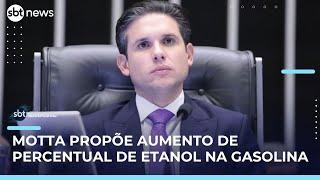 Hugo Motta defende aumento da mistura de etanol na gasolina para 35% | #SBTBrasil Hugo Motta defende aumento da mistura de etanol na gasolina para 35% | #SBTBrasil