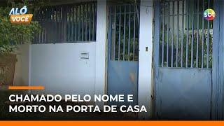 Homem é chamado pelo nome e morto com tiro na cabeça na porta de casa | #AloVoce Homem é chamado pelo nome e morto com tiro na cabeça na porta de casa | #AloVoce