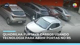 Quadrilha usa bloqueador de sinal de chave eletrônica para furtar carros em Canoas (RS) Quadrilha usa bloqueador de sinal de chave eletrônica para furtar carros em Canoas (RS)