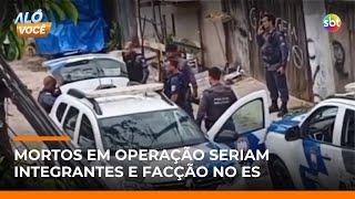 Quatro suspeitos mortos em confronto com a PM em comunidade de Vila Velha (ES) | #AloVoce Quatro suspeitos mortos em confronto com a PM em comunidade de Vila Velha (ES) | #AloVoce