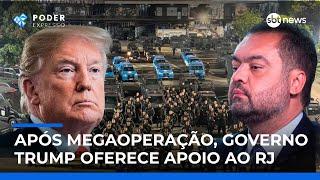 ▶️ Poder Expresso | Governo Trump oferece apoio ao Rio de Janeiro após megaoperação; entenda ▶️ Poder Expresso | Governo Trump oferece apoio ao Rio de Janeiro após megaoperação; entenda
