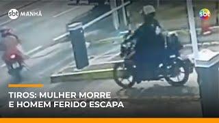 Casal é atacado a tiros; mulher morre e homem ferido foge | #SBTManhã Casal é atacado a tiros; mulher morre e homem ferido foge | #SBTManhã