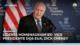 Ex-vice-presidente Dick Cheney é homenageado em missa nos EUA Ex-vice-presidente Dick Cheney é homenageado em missa nos EUA