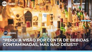 Vítima de bebida contaminada com metanol em São Paulo tenta recuperar a visão | #SBTBrasil Vítima de bebida contaminada com metanol em São Paulo tenta recuperar a visão | #SBTBrasil
