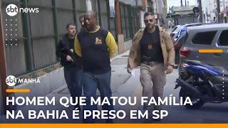 Homem que matou mulher e filhos na Bahia é preso em Jacareí (SP) | #SBTManha Homem que matou mulher e filhos na Bahia é preso em Jacareí (SP) | #SBTManha