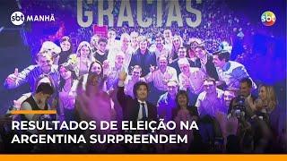 Partido de Milei vence eleições legislativas na Argentina e amplia força no Congresso | #SBTManha Partido de Milei vence eleições legislativas na Argentina e amplia força no Congresso | #SBTManha
