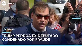 Trump perdoa George Santos, ex-deputado filho de brasileiros condenado por fraude | #SBTBrasil Trump perdoa George Santos, ex-deputado filho de brasileiros condenado por fraude | #SBTBrasil