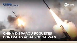China realiza novos exercícios militares ao redor de Taiwan | #NewsPrimeiraEdição China realiza novos exercícios militares ao redor de Taiwan | #NewsPrimeiraEdição