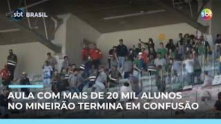 Aulão sobre IA com mais de 20 mil alunos no Mineirão termina em confusão e pancadaria Aulão sobre IA com mais de 20 mil alunos no Mineirão termina em confusão e pancadaria