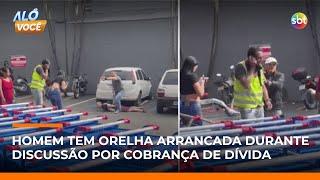 Homem tem orelha arrancada durante discussão por cobrança de dívida no ABC Paulista | #AlôVocê Homem tem orelha arrancada durante discussão por cobrança de dívida no ABC Paulista | #AlôVocê