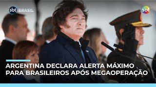 Argentina declara alerta máximo e classifica facções brasileiras como narcoterroristas  Argentina declara alerta máximo e classifica facções brasileiras como narcoterroristas