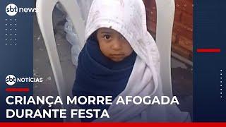 Menina de 2 anos morre afogada em piscina e mãe suspeita de negligência do pai | #SBTNoticias Menina de 2 anos morre afogada em piscina e mãe suspeita de negligência do pai | #SBTNoticias