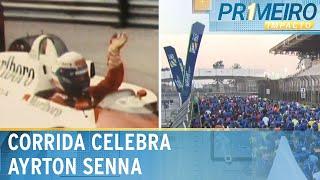 Corrida de rua em Interlagos homenageia Ayrton Senna | Primeiro Impacto (01/05/24)