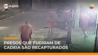 Polícia recaptura quatro detentos que fugiram de penitenciária em Formiga (MG) | #SBTManhã Polícia recaptura quatro detentos que fugiram de penitenciária em Formiga (MG) | #SBTManhã