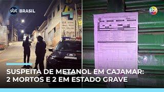 Suspeita de metanol: 2 pessoas morrem e 2 estão em estado grave em Cajamar (SP) Suspeita de metanol: 2 pessoas morrem e 2 estão em estado grave em Cajamar (SP)