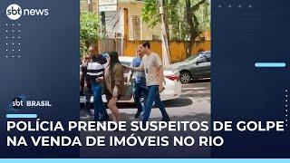 Polícia prende suspeitos de falsificar anúncios imobiliários para aplicar golpes no Rio | #SBTBrasil Polícia prende suspeitos de falsificar anúncios imobiliários para aplicar golpes no Rio | #SBTBrasil