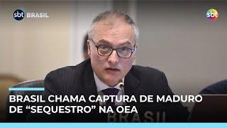 Brasil endurece discurso na OEA e se refere à prisão de Maduro como “sequestro” Brasil endurece discurso na OEA e se refere à prisão de Maduro como “sequestro”