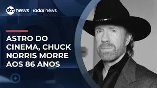 Astro do cinema, Ator Chuck Norris morre aos 86 anos | #RadarNews Astro do cinema, Ator Chuck Norris morre aos 86 anos | #RadarNews