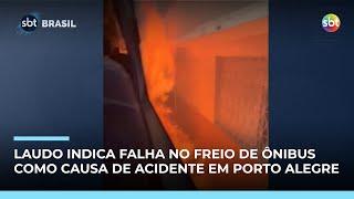Laudo aponta falha no freio de ônibus como causa de acidente no Centro de Porto Alegre Laudo aponta falha no freio de ônibus como causa de acidente no Centro de Porto Alegre
