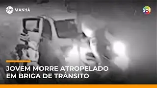 Jovem de 21 anos morre atropelado após discussão no trânsito | #SBTManhã Jovem de 21 anos morre atropelado após discussão no trânsito | #SBTManhã
