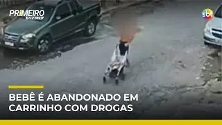 Bebê de 6 meses é encontrado abandonado em carrinho com droga em Contagem (MG) | #PrimeiroImpacto Bebê de 6 meses é encontrado abandonado em carrinho com droga em Contagem (MG) | #PrimeiroImpacto