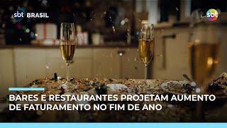 Bares e restaurantes projetam aumento de fluxo e faturamento com festas de fim de ano | #SBTBrasil Bares e restaurantes projetam aumento de fluxo e faturamento com festas de fim de ano | #SBTBrasil