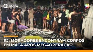 Moradores encontram 38 corpos na mata após megaoperação no Rio | #SBTManha Moradores encontram 38 corpos na mata após megaoperação no Rio | #SBTManha