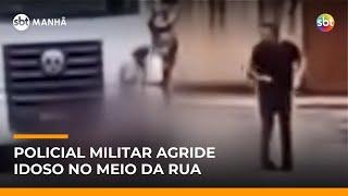 PM é flagrado agredindo idoso após discussão por cachorro no Tocantins | #SBTManhã PM é flagrado agredindo idoso após discussão por cachorro no Tocantins | #SBTManhã