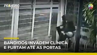 Flagra: criminosos invadem clínica no Rio e furtam até as portas | #PrimeiroImpacto Flagra: criminosos invadem clínica no Rio e furtam até as portas | #PrimeiroImpacto