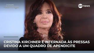 Cristina Kirchner é internada para cirurgia após dores abdominais | #NewsDomingo Cristina Kirchner é internada para cirurgia após dores abdominais | #NewsDomingo