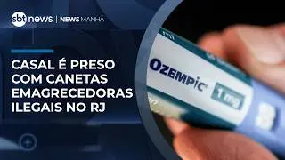 Casal é preso com canetas emagrecedoras ilegais no RJ | #NewsManhã Casal é preso com canetas emagrecedoras ilegais no RJ | #NewsManhã