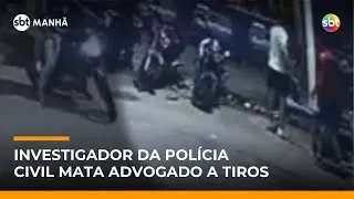 Advogado é morto a tiros após discussão com policial civil em bar de Belém #SBTManhã Advogado é morto a tiros após discussão com policial civil em bar de Belém #SBTManhã