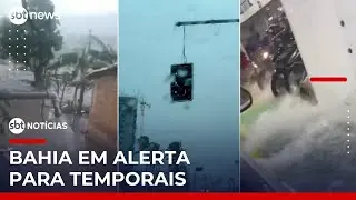 Frente fria na Bahia provoca mais de 73 mil raios; previsão é de mais temporais | #SBTNoticias Frente fria na Bahia provoca mais de 73 mil raios; previsão é de mais temporais | #SBTNoticias