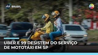 Uber e 99 desistem de retomar serviço de mototáxi em São Paulo após novas regras Uber e 99 desistem de retomar serviço de mototáxi em São Paulo após novas regras