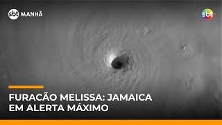 Furacão Melissa atinge categoria 5 e avança pelo Caribe; Jamaica sob ameaça | #SBTManha Furacão Melissa atinge categoria 5 e avança pelo Caribe; Jamaica sob ameaça | #SBTManha