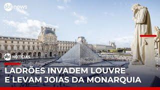Museu do Louvre de Paris é fechado após roubo de joias históricas | #SBTNoticias Museu do Louvre de Paris é fechado após roubo de joias históricas | #SBTNoticias