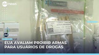 Suprema Corte dos EUA avalia veto ao porte de armas por usuários de drogas | #SBTBrasil Suprema Corte dos EUA avalia veto ao porte de armas por usuários de drogas | #SBTBrasil