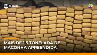 Polícia apreende mais de 1,5 tonelada de maconha em Contagem (MG) e dois são presos | #SBTManha Polícia apreende mais de 1,5 tonelada de maconha em Contagem (MG) e dois são presos | #SBTManha