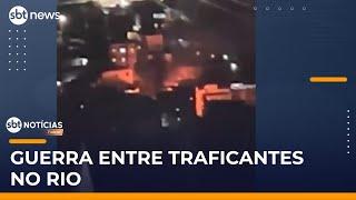 Confronto entre facções rivais causa pânico em moradores da zona norte do Rio | #SBTNotícias Confronto entre facções rivais causa pânico em moradores da zona norte do Rio | #SBTNotícias