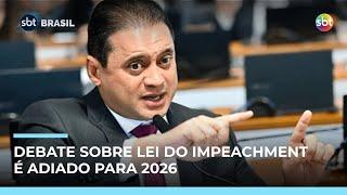 Relator retira nova Lei do Impeachment da pauta do Senado e debate fica para 2026 | Relator retira nova Lei do Impeachment da pauta do Senado e debate fica para 2026 |