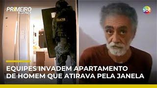 Homem é detido após atirar pela janela de apartamento em Campinas (SP) | #PrimeiroImpacto Homem é detido após atirar pela janela de apartamento em Campinas (SP) | #PrimeiroImpacto