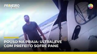 Prefeito de Barreiros (PE) faz pouso forçado com ultraleve após pane no motor | #PrimeiroImpacto Prefeito de Barreiros (PE) faz pouso forçado com ultraleve após pane no motor | #PrimeiroImpacto